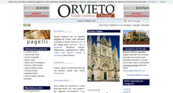 Desktop Screenshot of orvietoonline.it