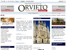 Tablet Screenshot of orvietoonline.it